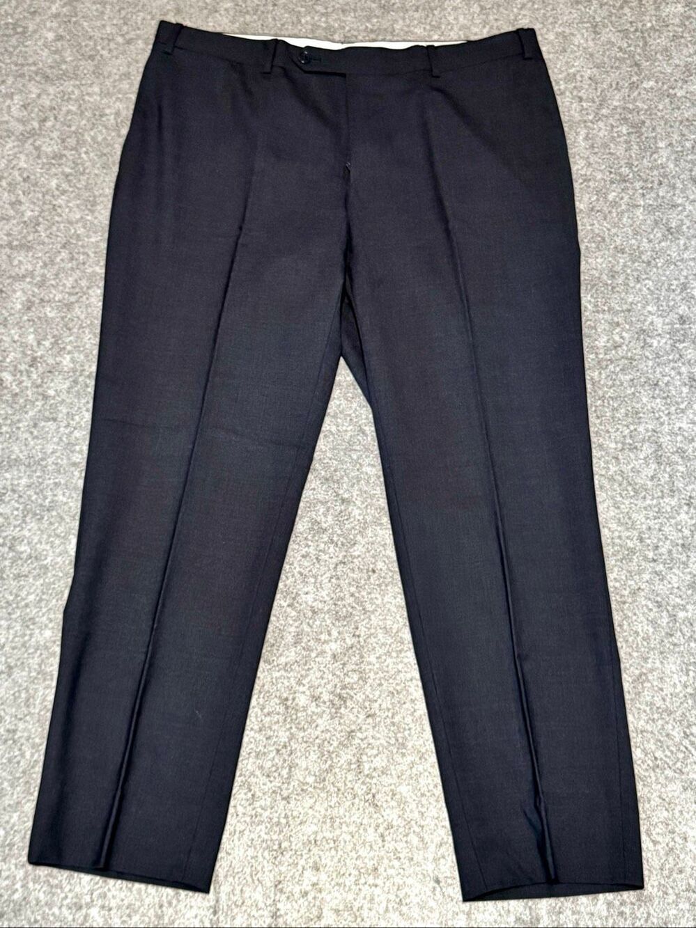 Canali 74013 Flat front Dress Pants. Blue. Size 36.